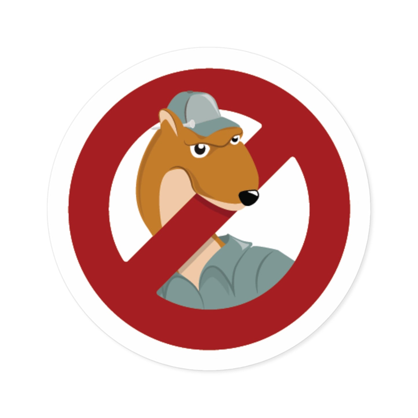 Copy of No Weasels Sticker